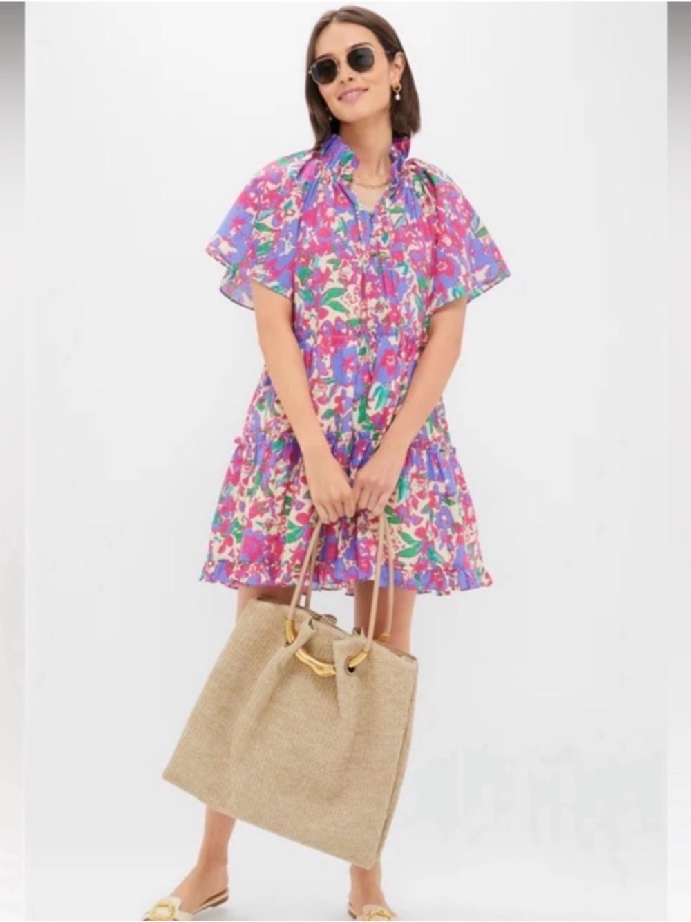 H Hyacinth House Thea Cotton Mini Dress